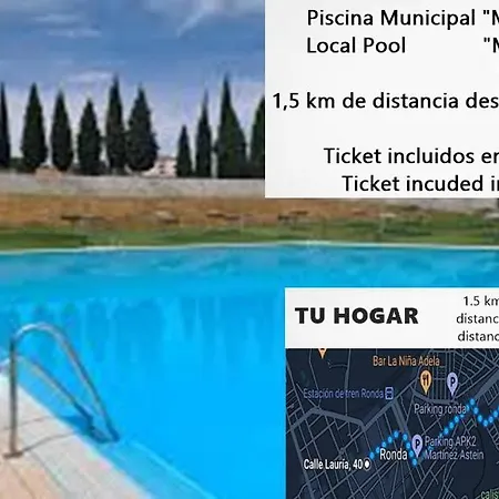 Habitación en casa particular Tu Hogar, Desayuno, Parking Y Piscina Incluidos Ronda